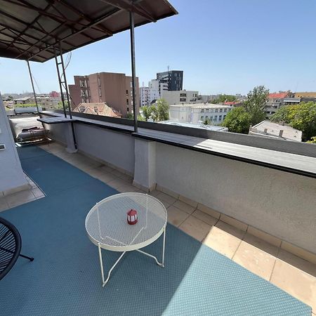 Terrace View Downtown Studio Boekarest Buitenkant foto